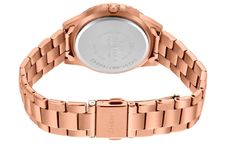 CASIO SHEEN Sapphire Crystal Rose Gold Analog SHE-4532PG-1A