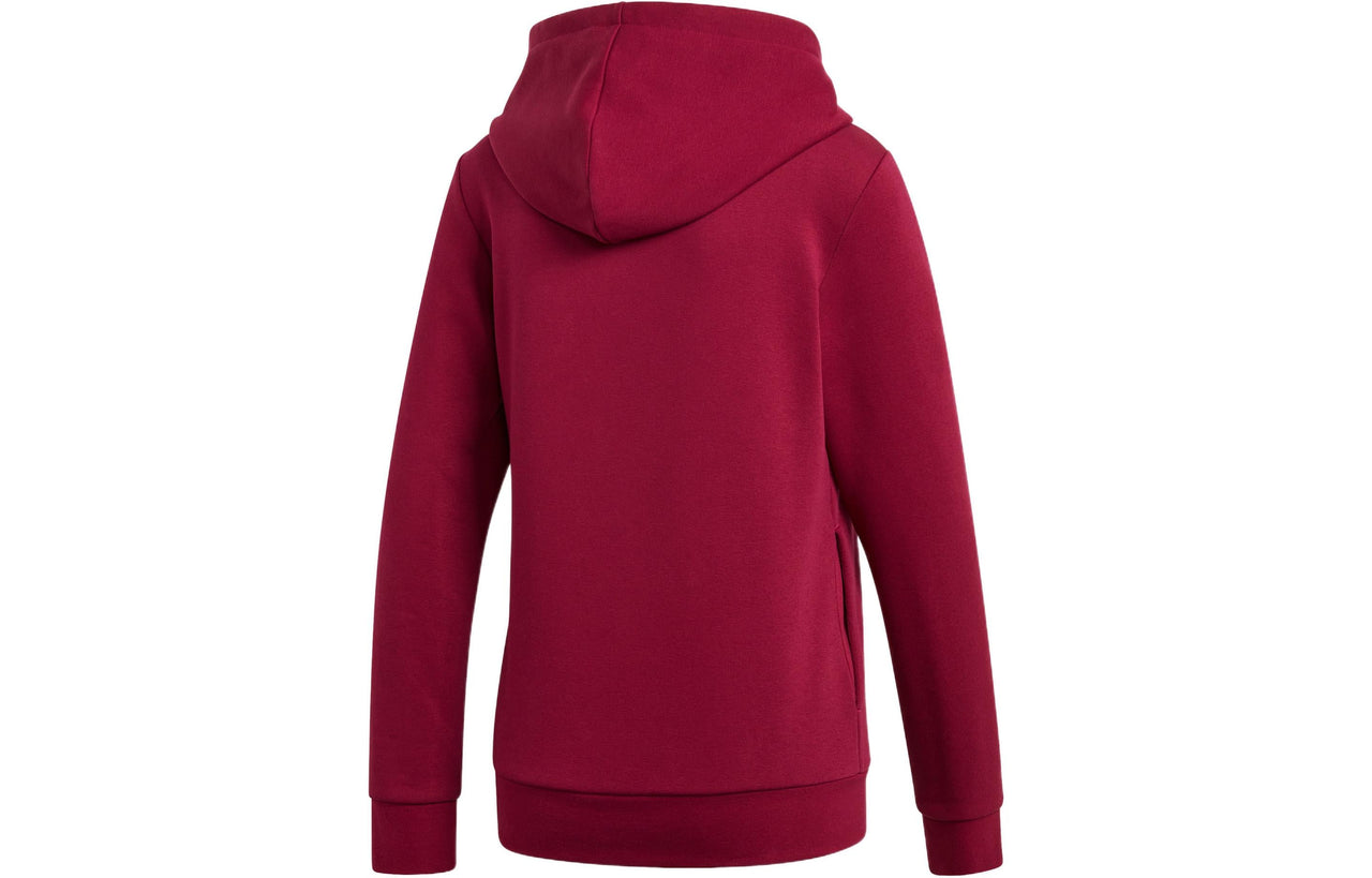 (WMNS) adidas Linear Hoodie 'Burgundy' GP8733