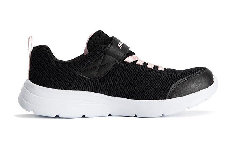 (GS) Skechers Wavy Lites Blissfully Free Shoes 'Black Pink' 312030L-BKPK