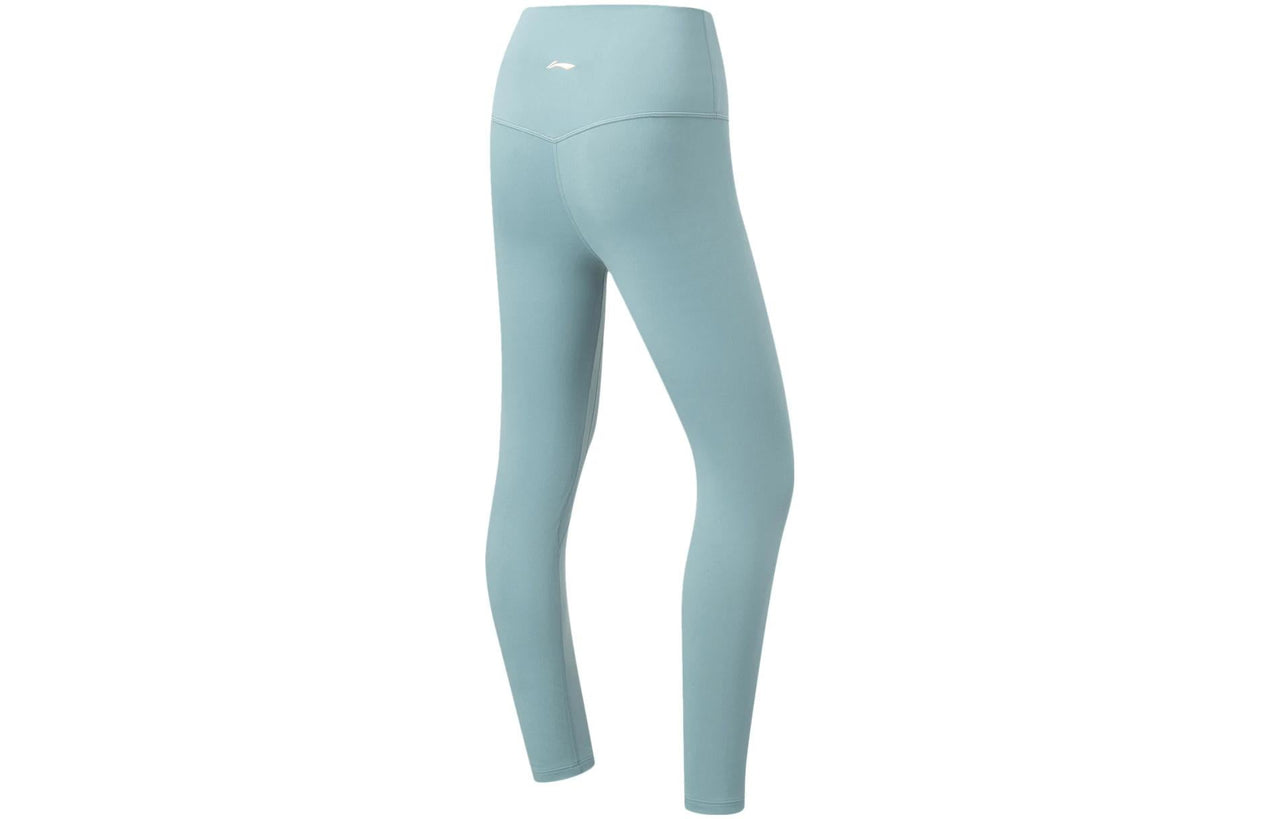 (WMNS) Li-Ning Casual Sports Style Yoga Leggings 'Sky Blue' AULT016-6