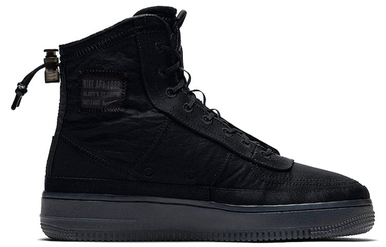 (WMNS) Nike Air Force 1 High Shell 'Black' BQ6096-001