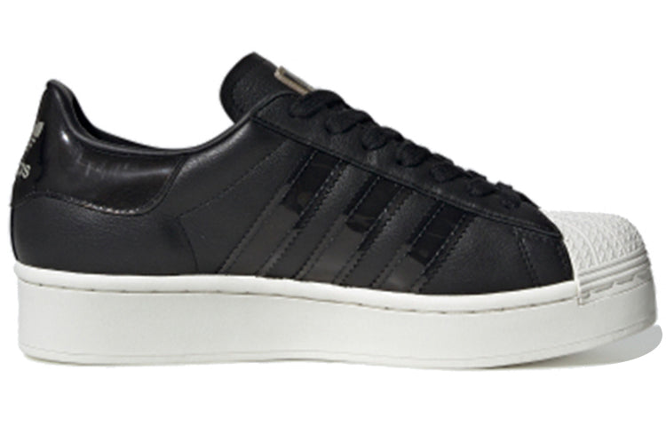 (WMNS) adidas originals Superstar Bold 'Black' FV3354