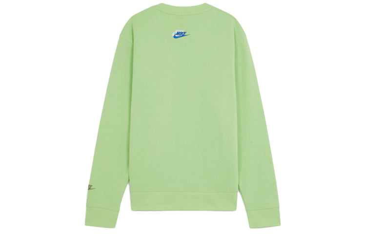 Nike Sportswear Sport Embroidered Logo Sports Round Neck Pullover 'Neon Green' DM8886-345