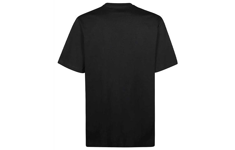 Men's Balenciaga Logo Knit Short Sleeve Black 556150TYK281000