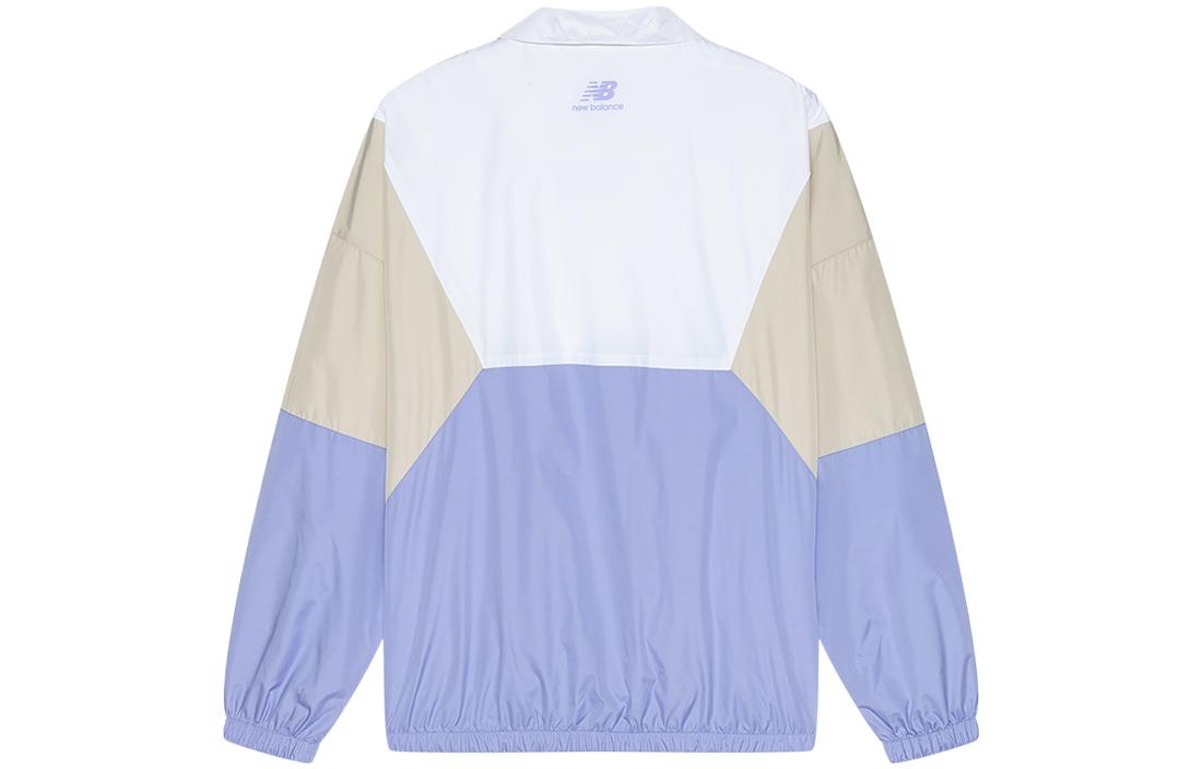 New Balance Sport Woven Jacket Asia Sizing 'White Purple Beige' 5AC17123-DV