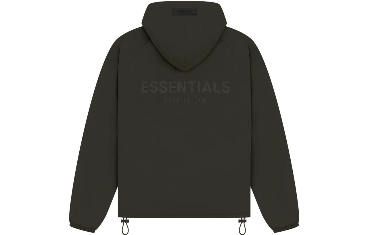 (GS) Fear of God Essentials Drop2 SS23 Fullzip Jacket 'Off Black' FOG-SS23-314