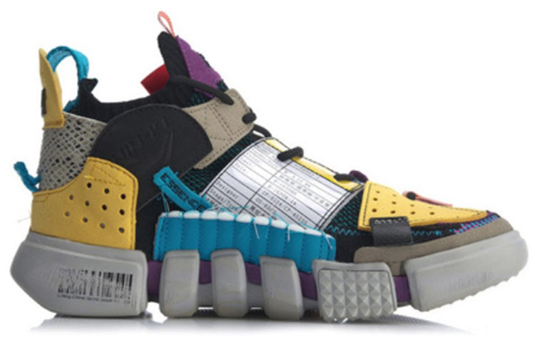 (WMNS) Li-Ning Ace Low 'Multicolor Grey' AGBQ066-1