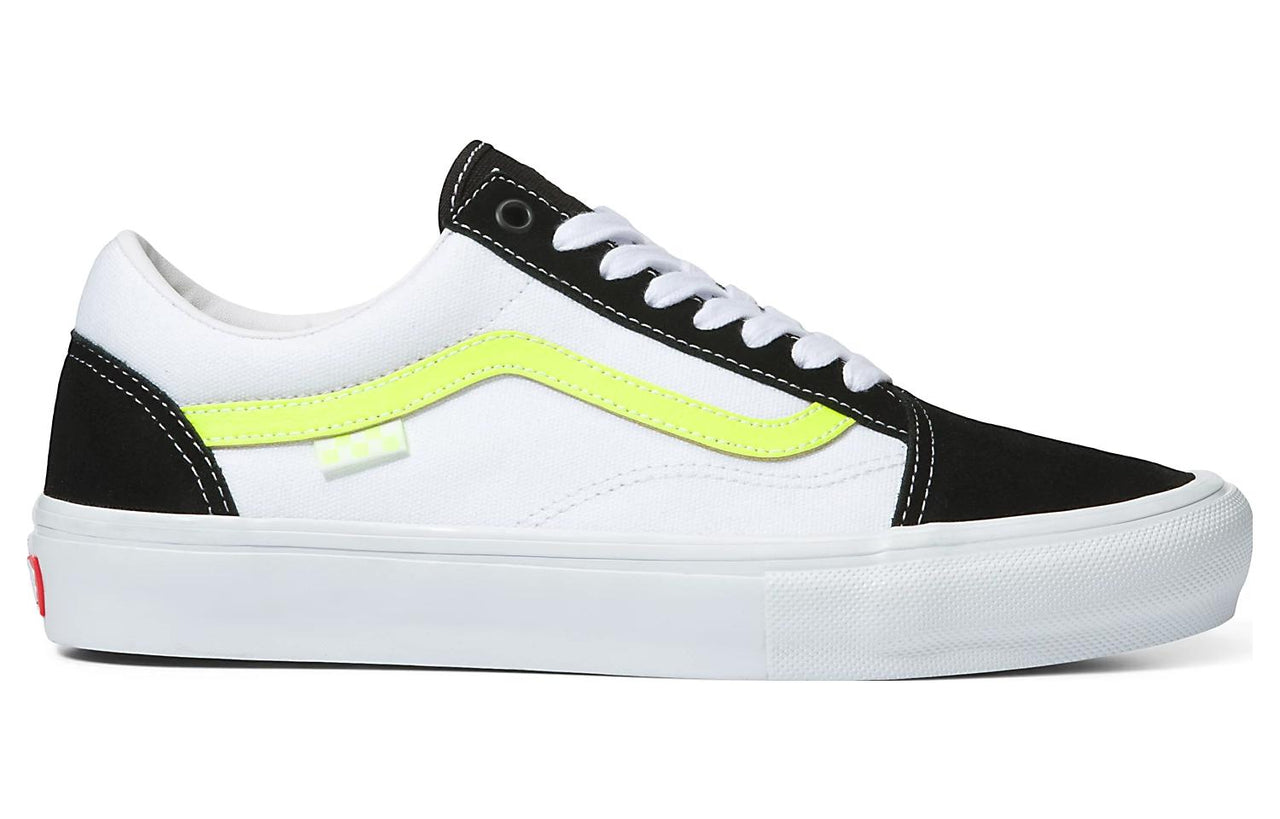 Vans Old Skool Neon Skate 'White Black Green' VN0A5FCB6M5