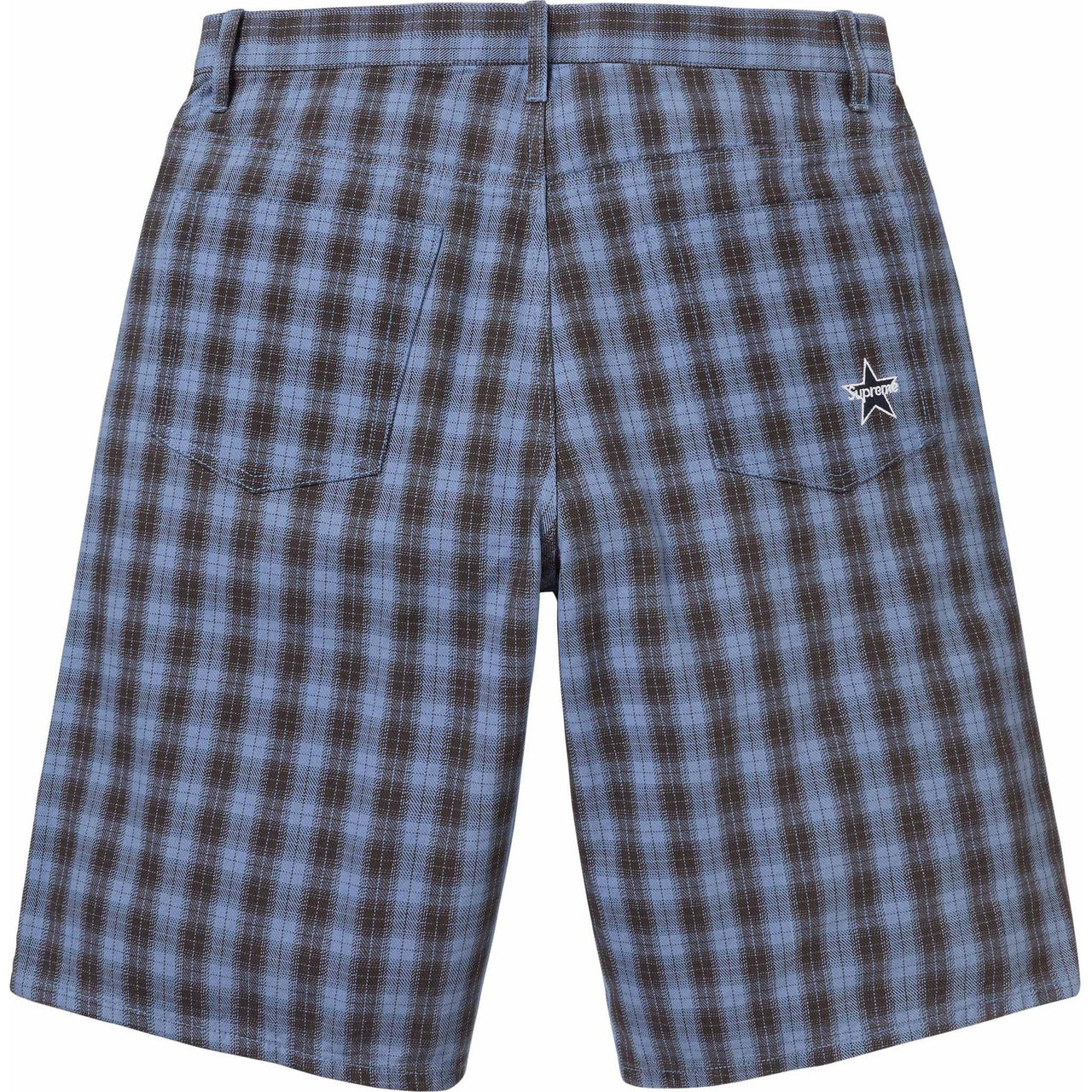 Supreme Plaid Baggy Shorts 'Orange' SUP-SS24-284