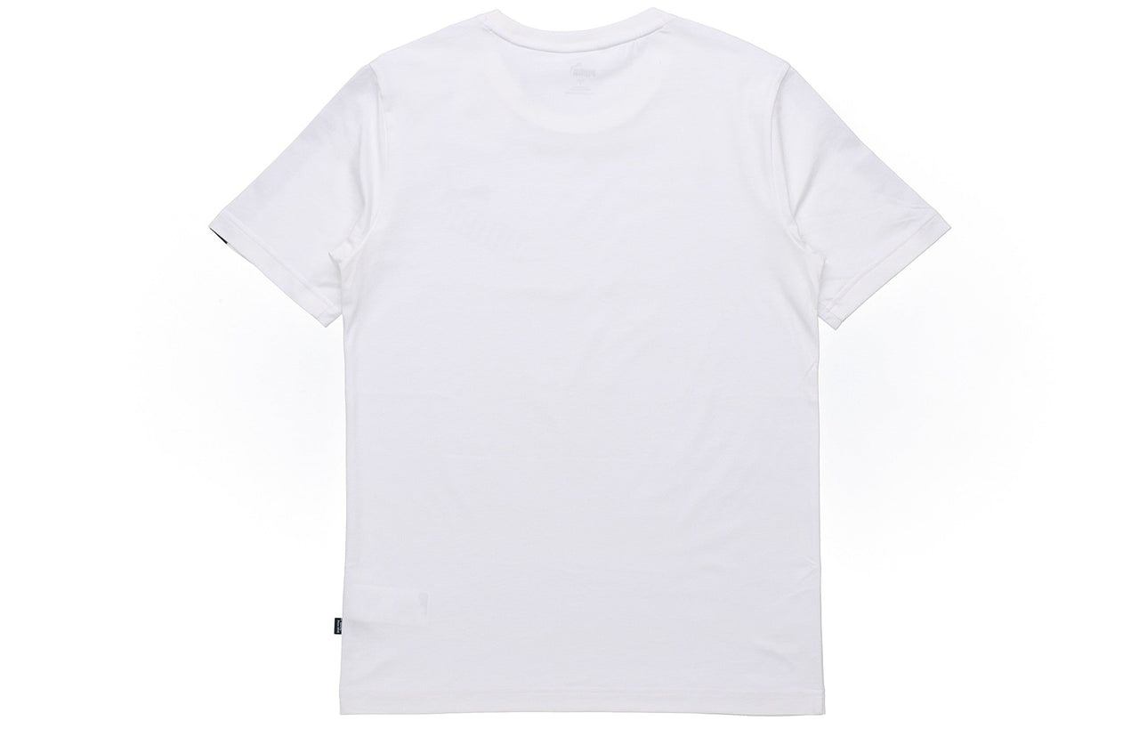 PUMA Amplified Printing Round Neck Short Sleeve White 586349-02