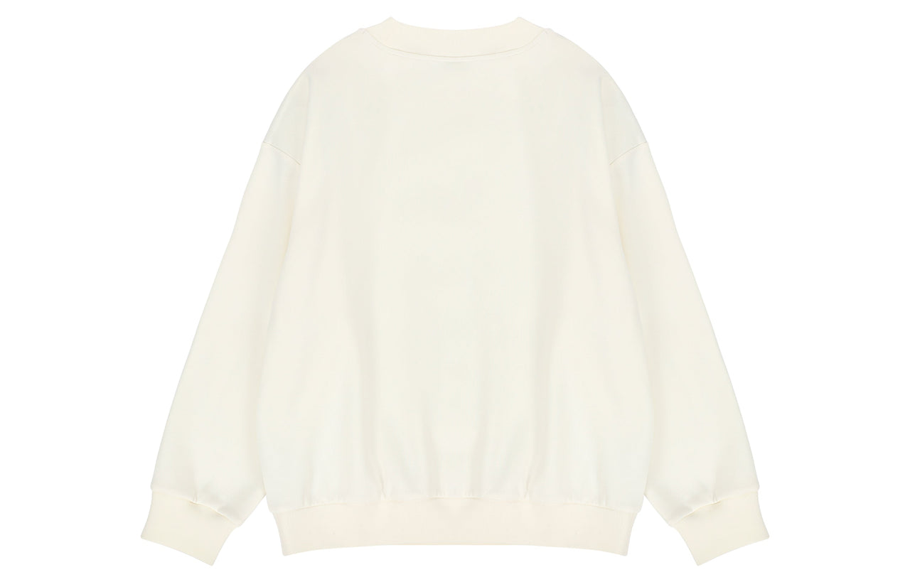 ASICS x 8ON8 Crossover Sports Loose Round Neck Pullover Couple Style White 2203A123-200