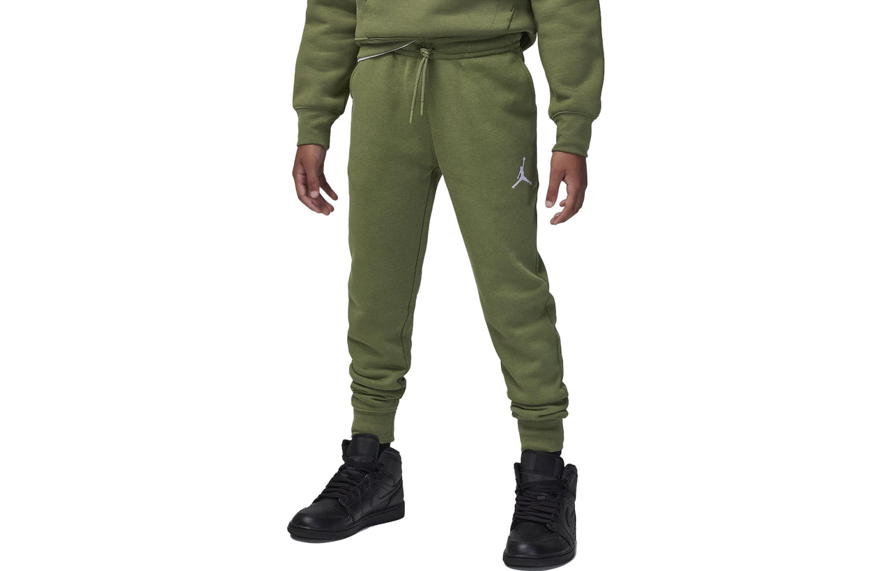 (GS) Air Jordan MJ Essentials Pants 'Light Olive' 95C549-EF9