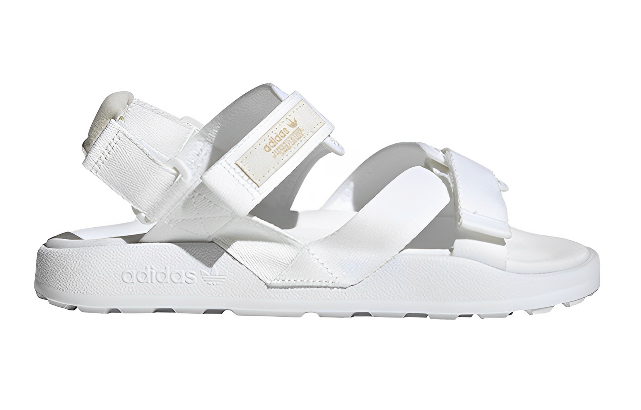 (WMNS) adidas Adilette Adventure Sandals 'White Wonder Taupe' HQ4242