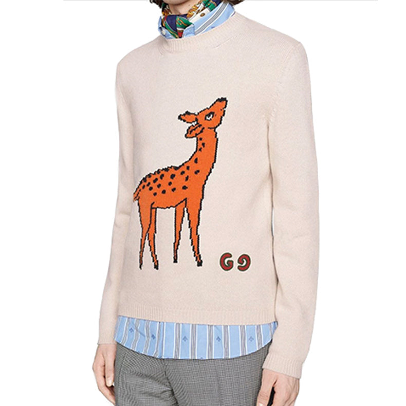 Men's Gucci Printing Logo Creamy White 577131-XKAUS-9133