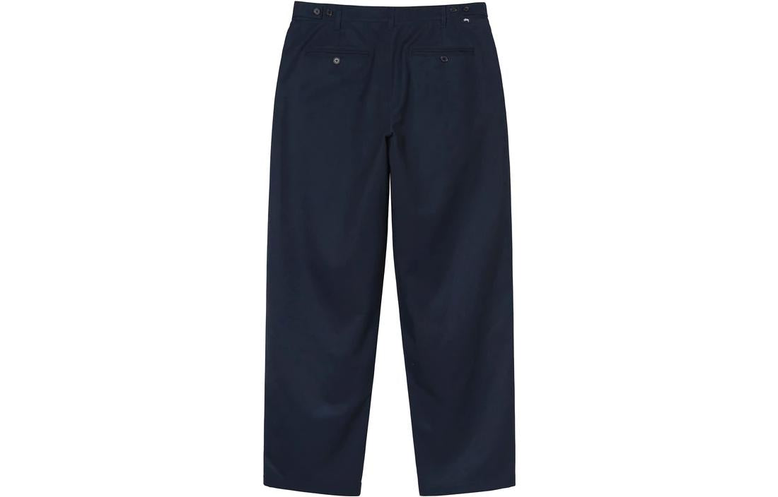 Stussy Volume Pleated Trouser 'Navy' 116537
