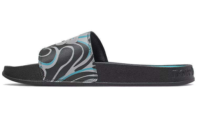 New Balance 200 Slides 'Black Virtual Sky' SMF200BL