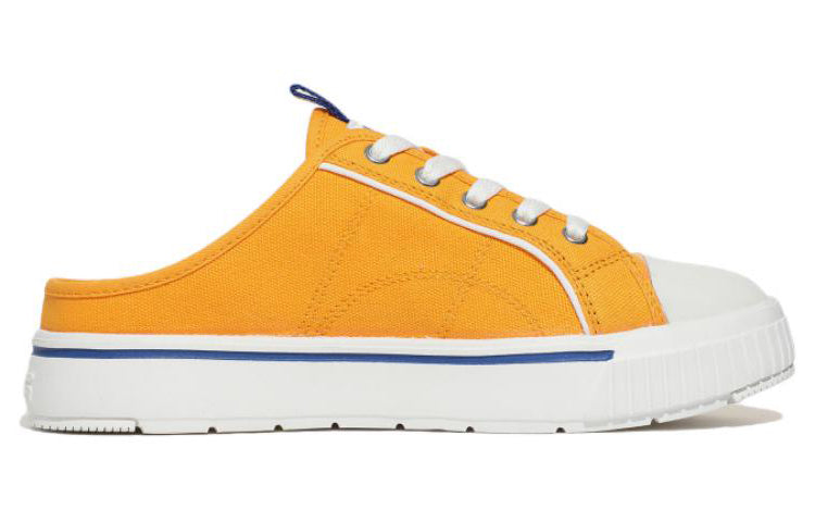 FILA Low Top One Pedal Skate Shoes Unisex Yellow Korean Version 1TM01782E_136