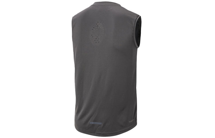 adidas Chill Tank M Training Sports Solid Color Breathable Vest Gray EI6411