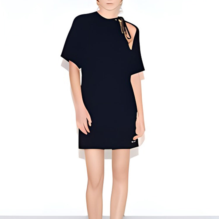 (WMNS) Gucci Chunky Rib Cotton Dress 'Dark Blue' 786470-XKD2S-4003