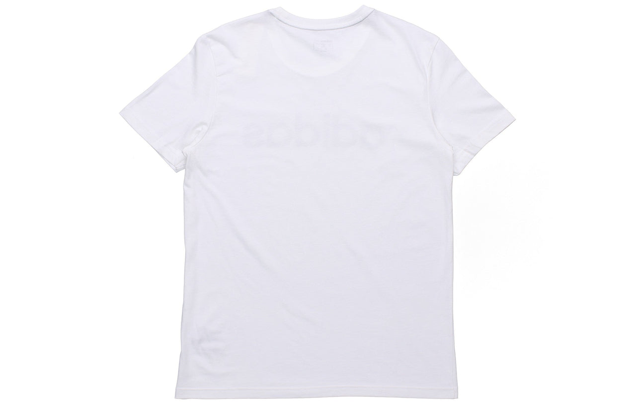 adidas neo M Esntl Lg T 1 Sports Short Sleeve White FP7396
