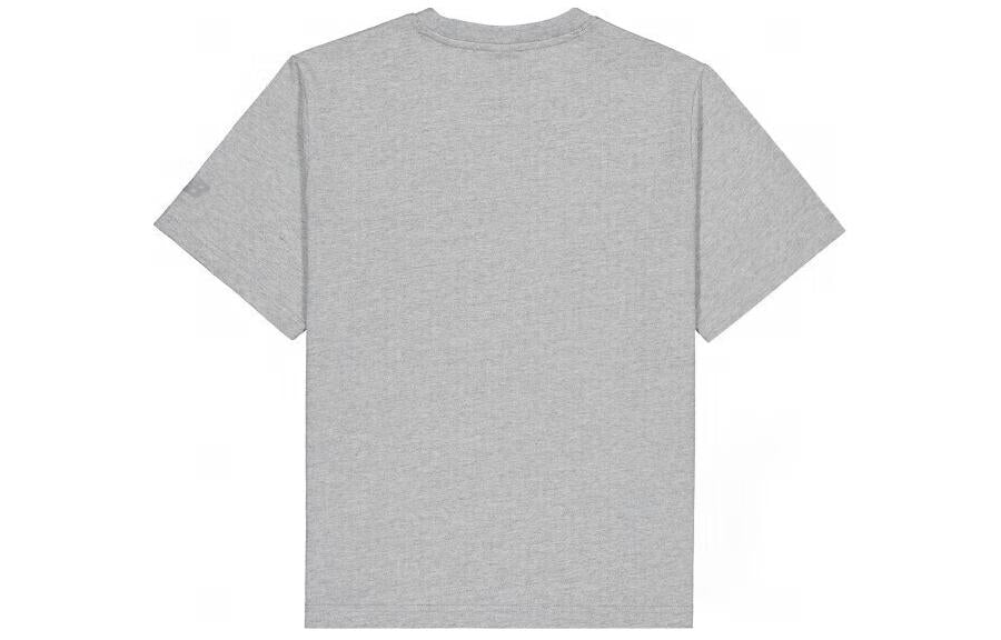 (WMNS) New Balance NBSC Cotton T-Shirt Asia Sizing 'Grey' AWT42313-GHM
