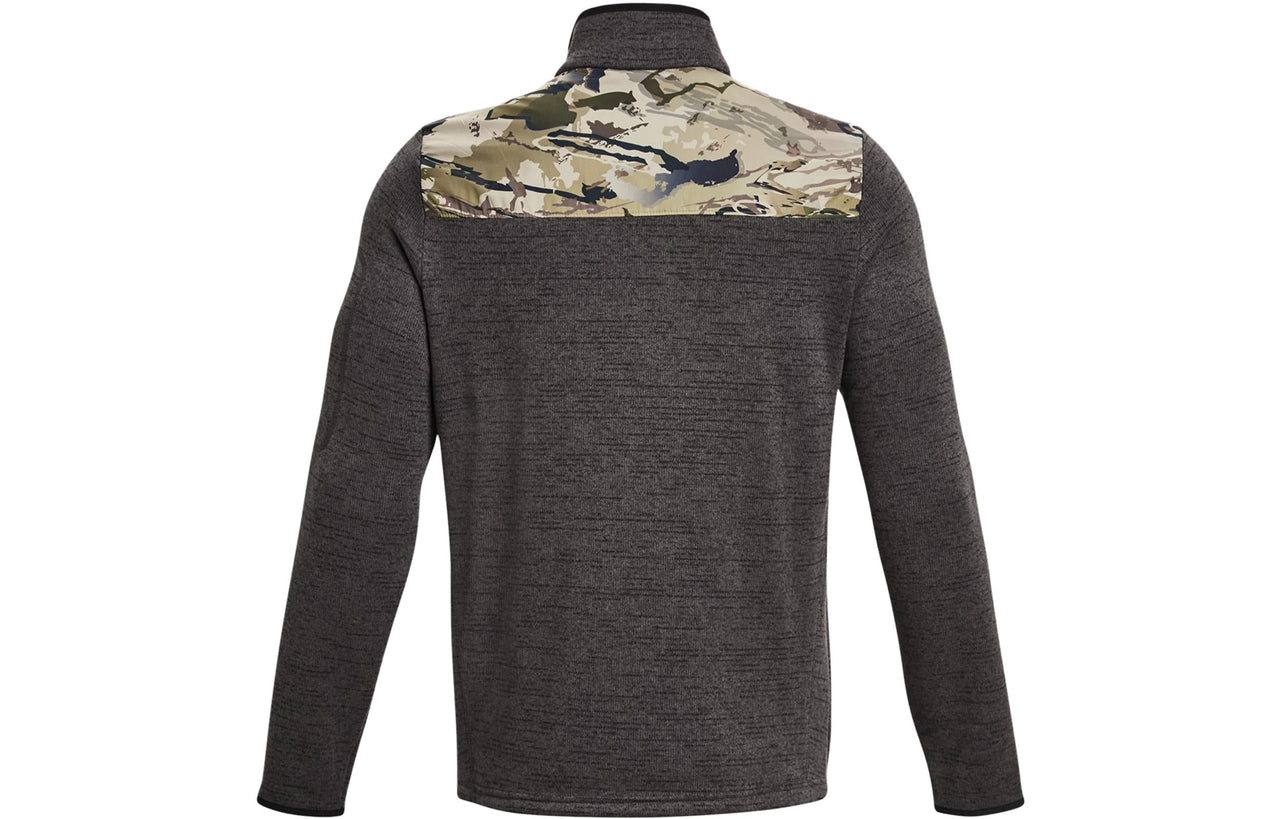 Under Armour Specialist Printed 1/4 Zip Pullover 'Charcoal' 1382178-019