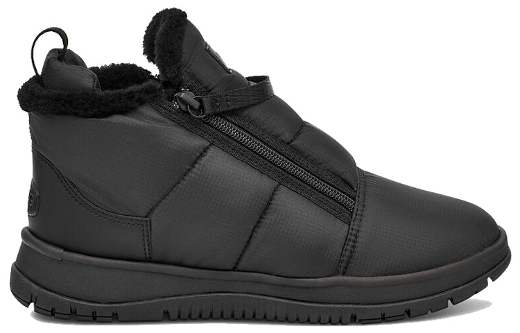 (WMNS) UGG Lakesider Zip Puff 'Black' 1121017-BLK