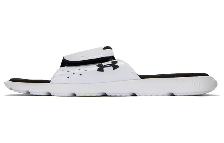 (WMNS) Under Armour Ignite Pro Slide 'White Black' 3026027-101