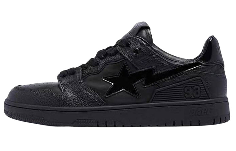 A Bathing Ape Sk8 Sta 'Triple Black' 1I70-191-010-BLACK