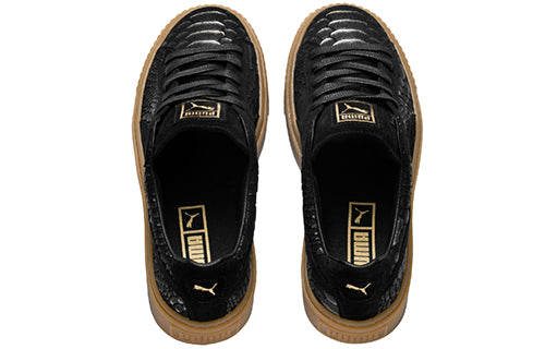(WMNS) PUMA Basket Platform Exotic Skin 363377-01