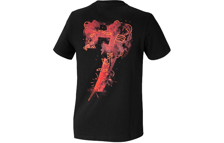 adidas Grfx Nr 7 Soccer/Football Sports Short Sleeve Black FJ4585