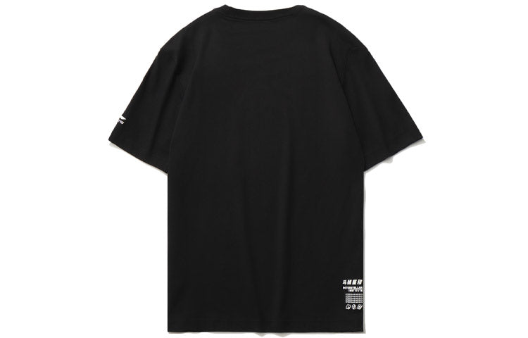 Li-Ning Graphic Loose Fit Short Sleeve T-shirt 'Black' AHSR153-1