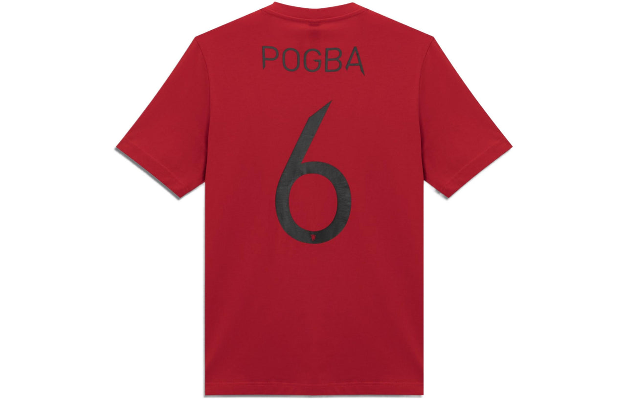 adidas Mufc Gfx T 6 Manchester United Soccer/Football Sports Short Sleeve Red IC1438