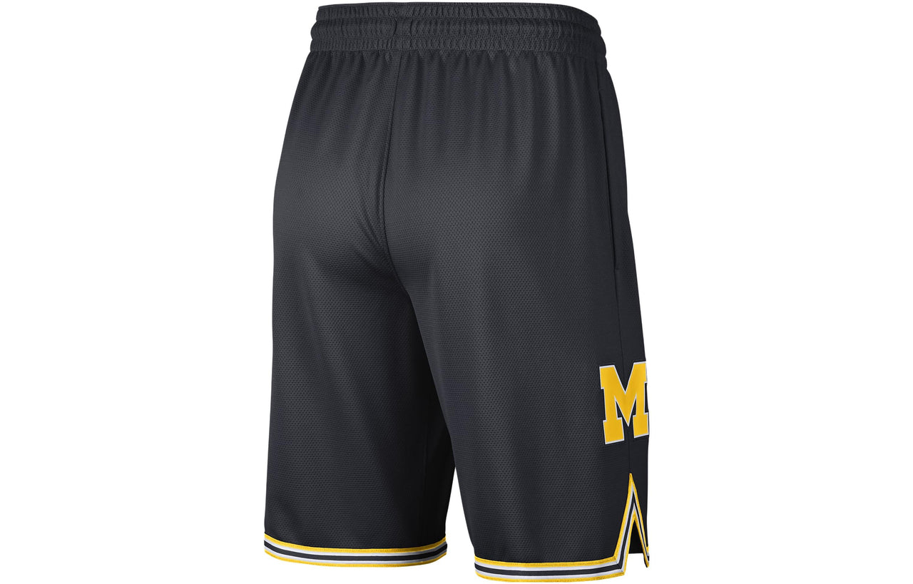 Air Jordan College Michigan Replica Basketball Shorts 'Pitch Blue Amarillo' DQ5971-426