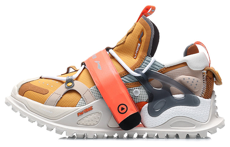 (WMNS) Li-Ning Titan Halo Paris Fashion Week 'Yellow Brown' AGLQ076-4