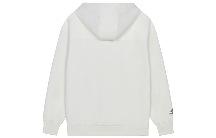 New Balance Men's New Balance Solid Color Casual Hooded Pullover Long Sleeves White AMT13363-IV
