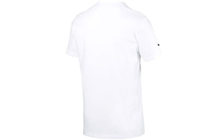 PUMA BMW Motorsport Racing Series Casual Sports Round Neck Short Sleeve White 595369-02