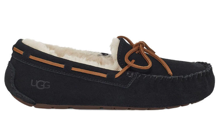 (WMNS) UGG Dakota Cozy Stay Warm Athleisure Casual Sports Shoe Black Fleece Lined 1107949-BLK