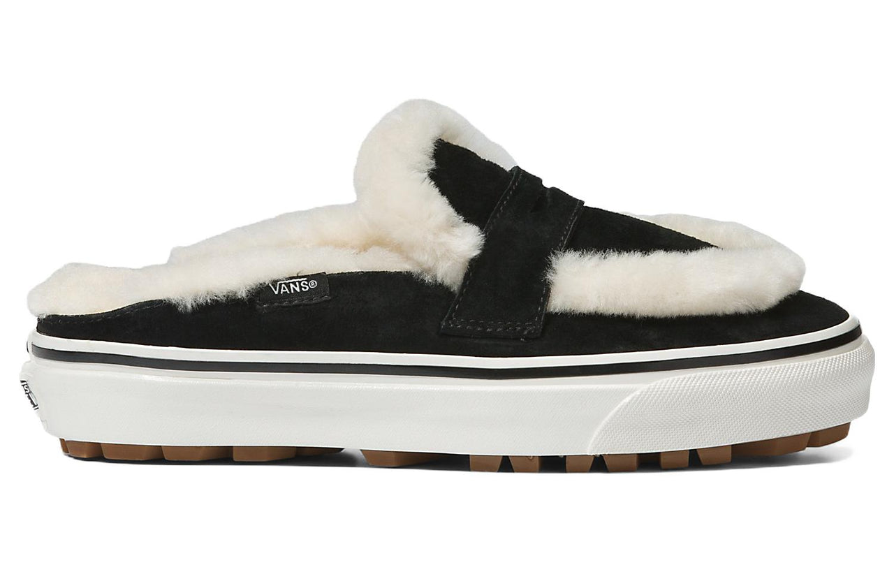 Vans Style 53 Shearling Mule DX 'Black White' VN0005U3BF5
