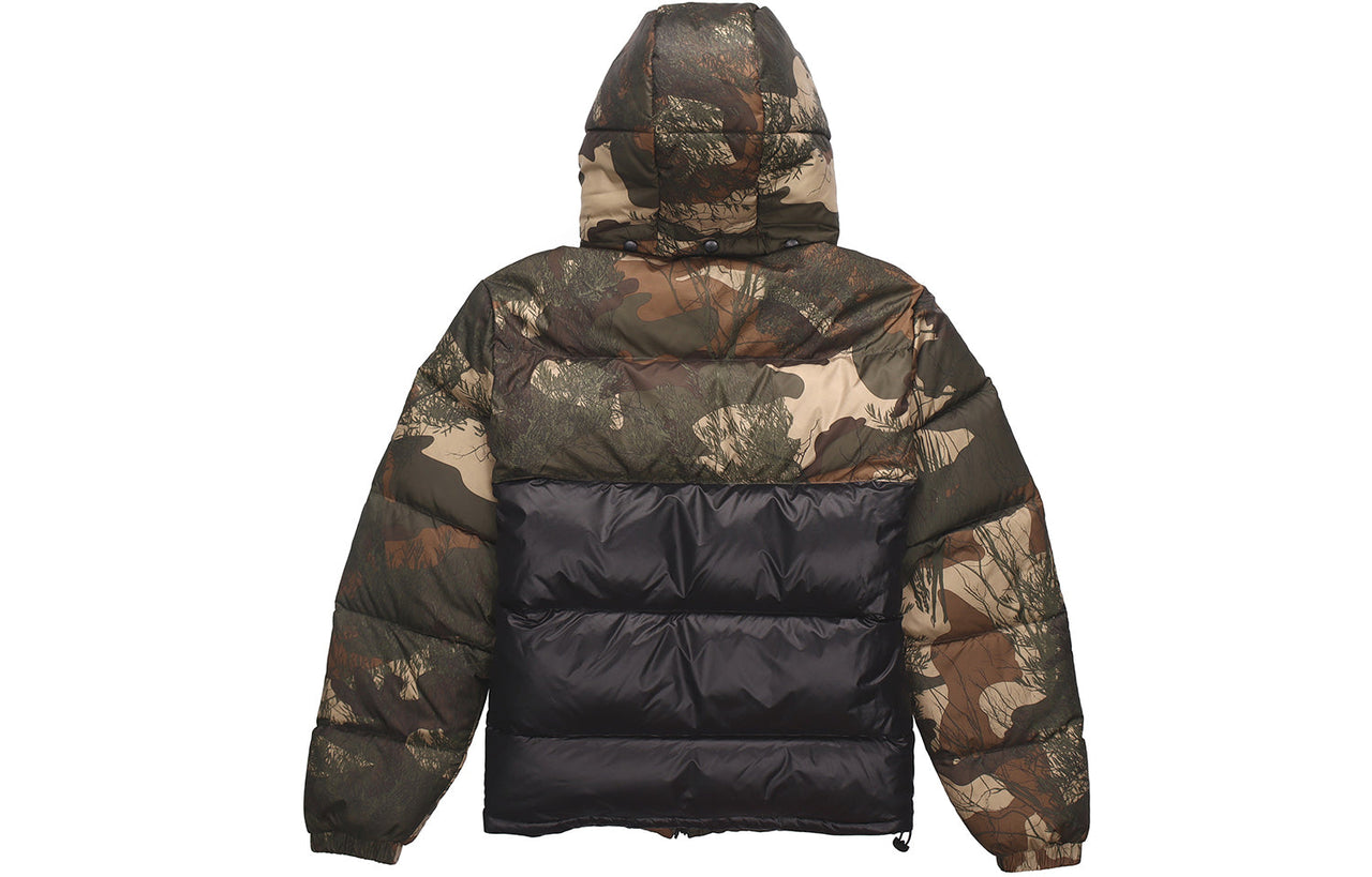 معطف adidas originals Down Regen Camo للرجال بلون مموه/أسود GH1486