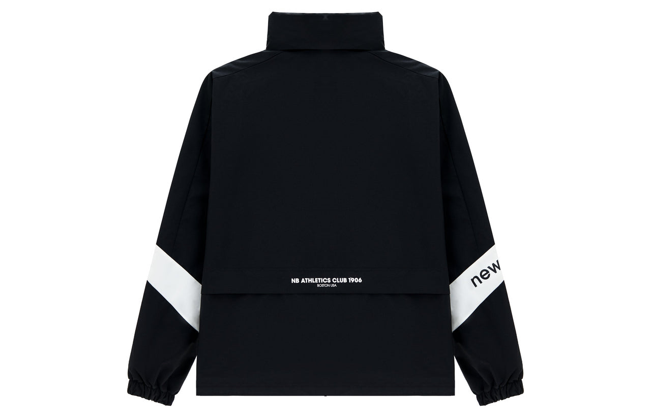 New Balance Lifestyle Jacket Asia Sizing 'Black White' 5AD12103-BK