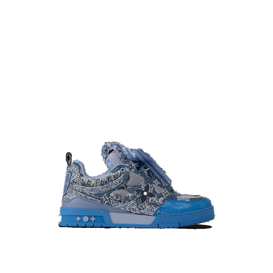 حذاء رياضي LOUIS VUITTON LV Skate باللون الأزرق 1ABMH9