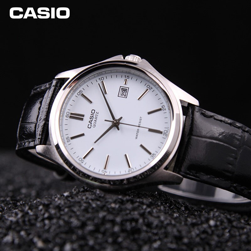 CASIO General DRESS Japan / South Korea Fashion Couple White Dial White Analog MTP-1183E-7B<P-1183E-7A