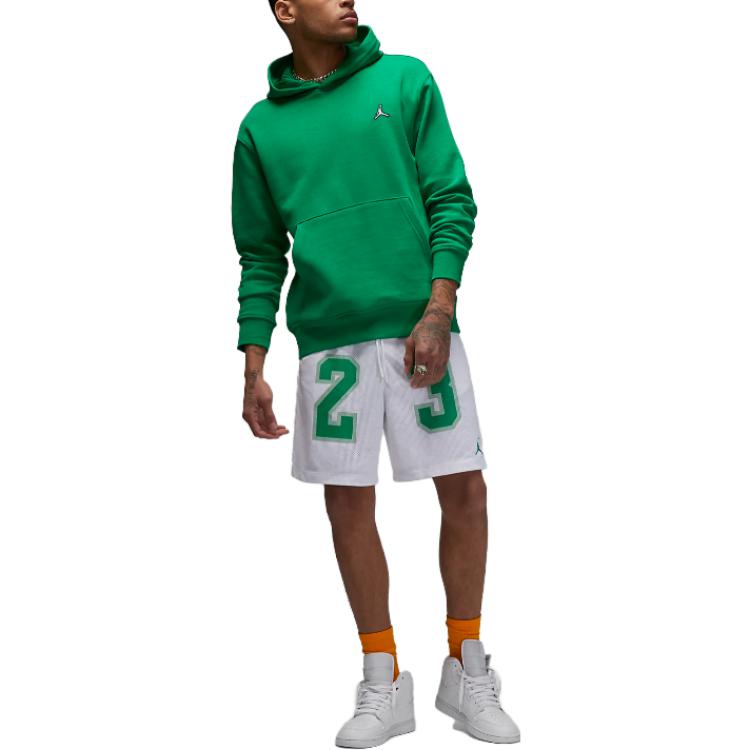 Air Jordan Essentials Graphic Mesh Shorts 'White Green' DX9671-100