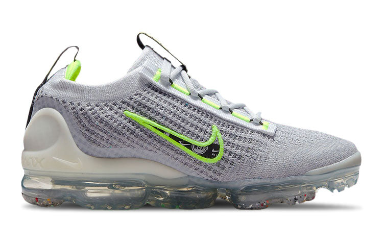 (GS) Nike Air VaporMax 2021 Flyknit 'Wolf Grey Volt' DB1550-005