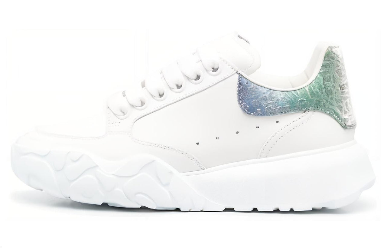 (WMNS) Alexander McQueen Court Sneakers 'White Multi' 733025WID619487