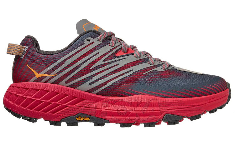 (WMNS) HOKA ONE ONE Speedgoat 4 Low 'Red Grey' 1106527-CPPNK