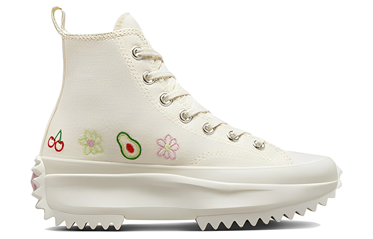 Converse Run Star Hike Platform High 'Embroidered Fruits & Florals' A03560C