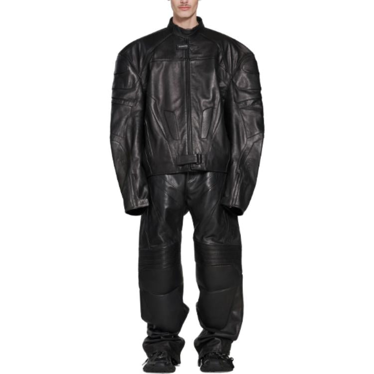 Balenciaga Biker Jacket Oversized 'Black' 744983TOS141000