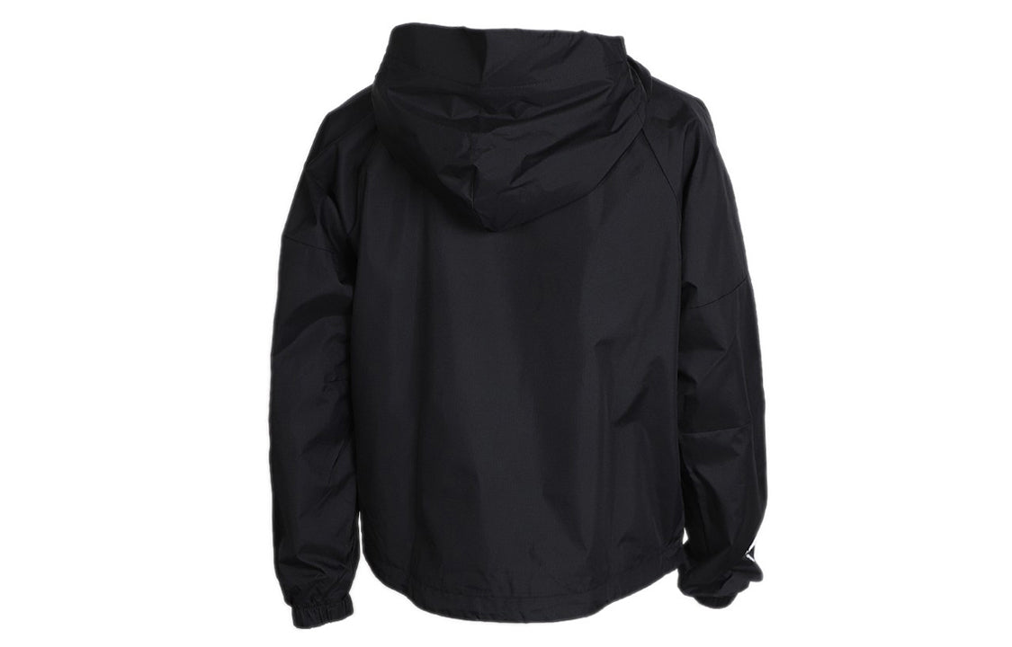 (WMNS) adidas Hooded Running Sports Jacket Black FH6664